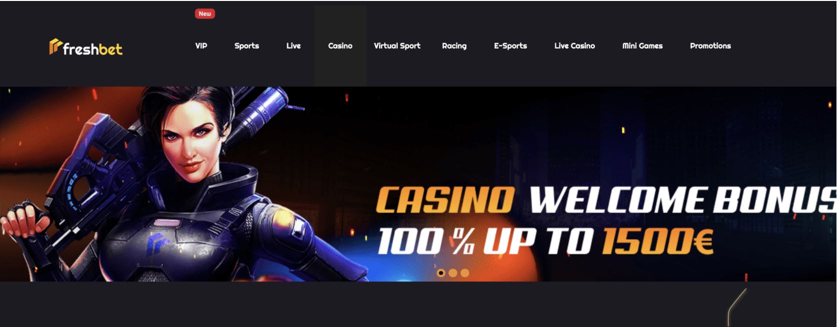 Freshbet Casino Banner